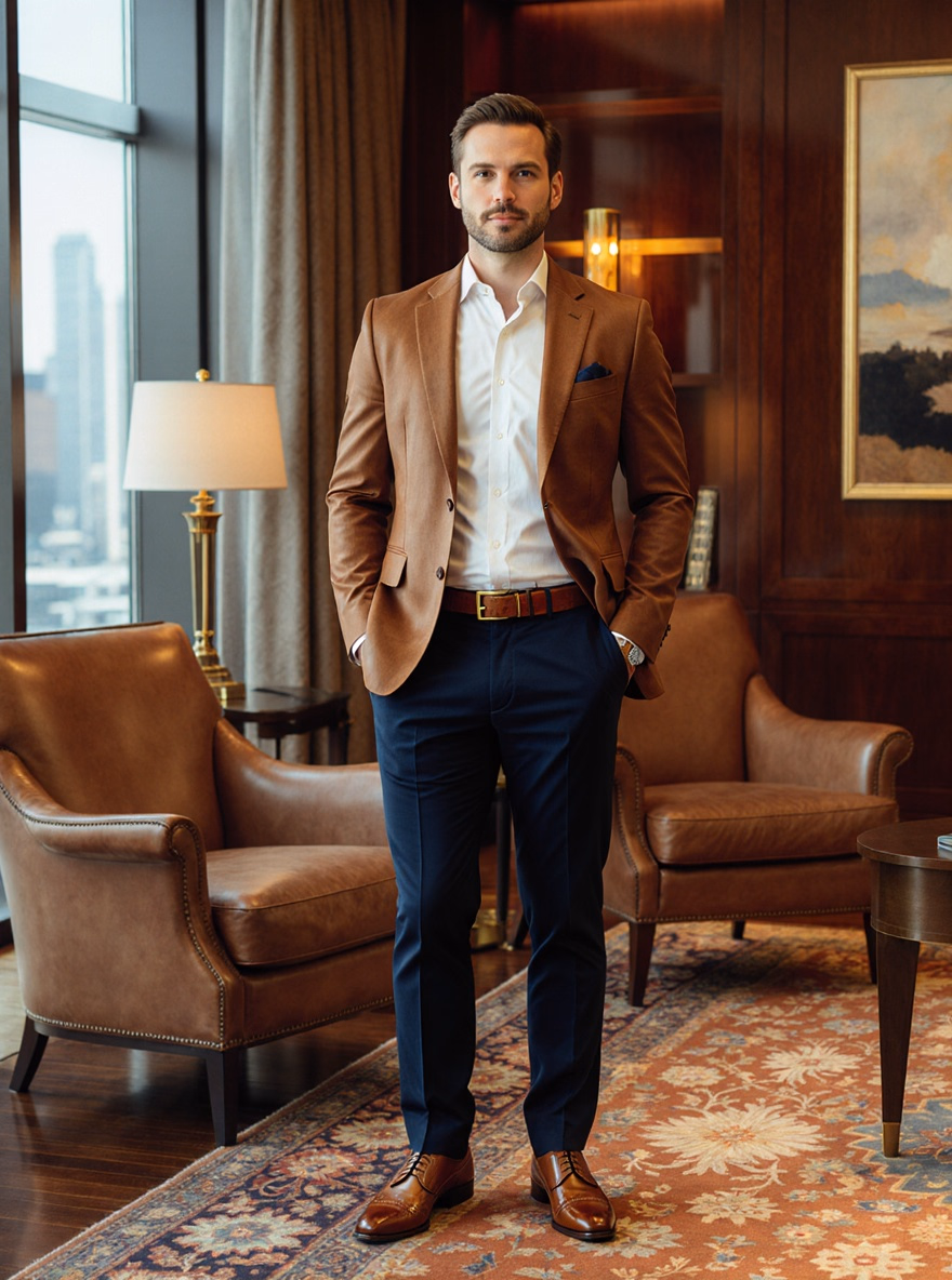 Men's personalized digital style guide - see yourself in 100+ professional outfits